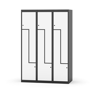 Novis Z vaatekaappi, tasakatto, 6-lok, L120 cm