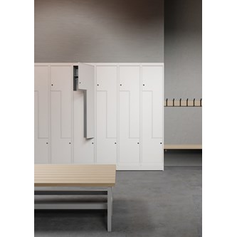 Novis Z vaatekaappi, tasakatto, 6-lok, L120 cm