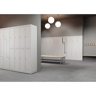 Novis Z vaatekaappi, tasakatto, 6-lok, L120 cm