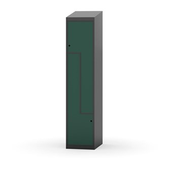 Novis Z vaatekaappi, vinokatto, 2-lok, L40 cm