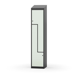 Novis Z vaatekaappi, vinokatto, 2-lok, L40 cm