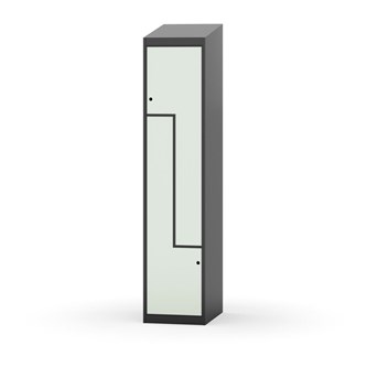 Novis Z vaatekaappi, vinokatto, 2-lok, L40 cm