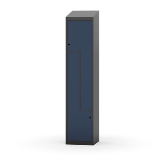 Novis Z vaatekaappi, vinokatto, 2-lok, L40 cm