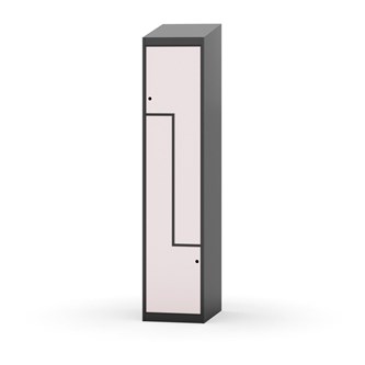 Novis Z vaatekaappi, vinokatto, 2-lok, L40 cm