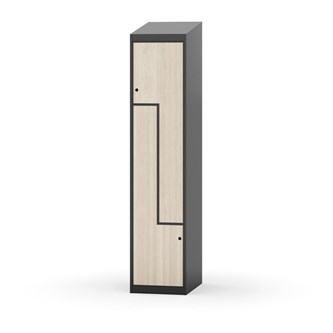 Novis Z vaatekaappi, vinokatto, 2-lok, L40 cm