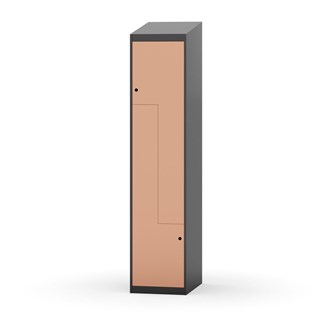 Novis Z vaatekaappi, vinokatto, 2-lok, L40 cm