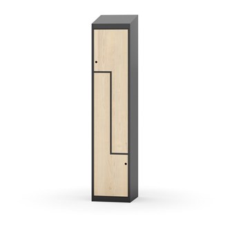 Novis Z vaatekaappi, vinokatto, 2-lok, L40 cm