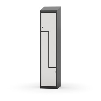 Novis Z vaatekaappi, vinokatto, 2-lok, L40 cm