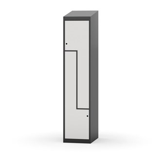 Novis Z vaatekaappi, vinokatto, 2-lok, L40 cm