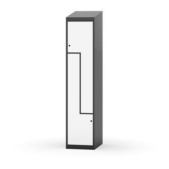 Novis Z vaatekaappi, vinokatto, 2-lok, L40 cm