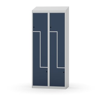 Novis Z vaatekaappi, vinokatto, 4-lok, L80 cm