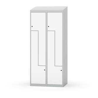 Novis Z vaatekaappi, vinokatto, 4-lok, L80 cm