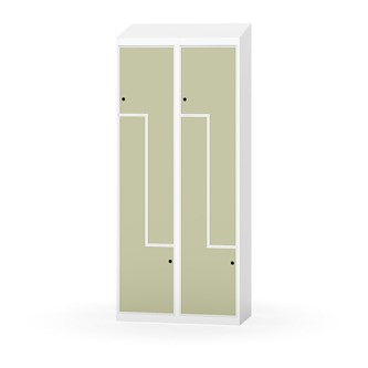 Novis Z vaatekaappi, vinokatto, 4-lok, L80 cm