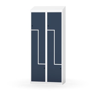 Novis Z vaatekaappi, vinokatto, 4-lok, L80 cm
