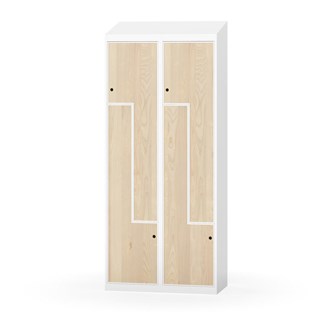 Novis Z vaatekaappi, vinokatto, 4-lok, L80 cm