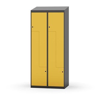 Novis Z vaatekaappi, vinokatto, 4-lok, L80 cm