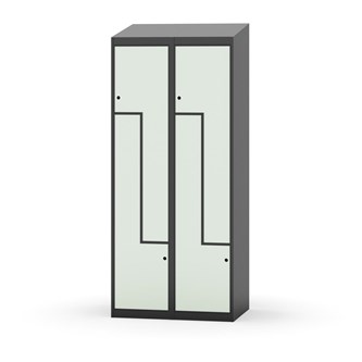 Novis Z vaatekaappi, vinokatto, 4-lok, L80 cm