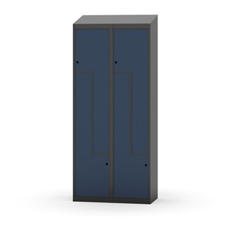 Novis Z vaatekaappi, vinokatto, 4-lok, L80 cm