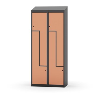 Novis Z vaatekaappi, vinokatto, 4-lok, L80 cm