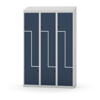 Novis Z vaatekaappi, vinokatto, 6-lok, L120 cm