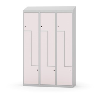 Novis Z vaatekaappi, vinokatto, 6-lok, L120 cm