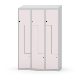 Novis Z vaatekaappi, vinokatto, 6-lok, L120 cm