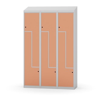 Novis Z vaatekaappi, vinokatto, 6-lok, L120 cm