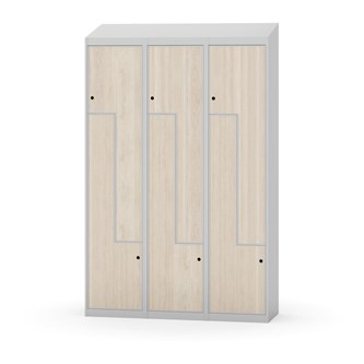 Novis Z vaatekaappi, vinokatto, 6-lok, L120 cm