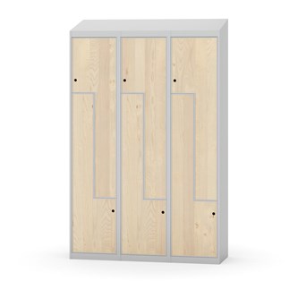 Novis Z vaatekaappi, vinokatto, 6-lok, L120 cm
