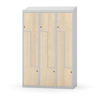 Novis Z vaatekaappi, vinokatto, 6-lok, L120 cm