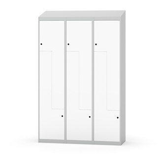 Novis Z vaatekaappi, vinokatto, 6-lok, L120 cm