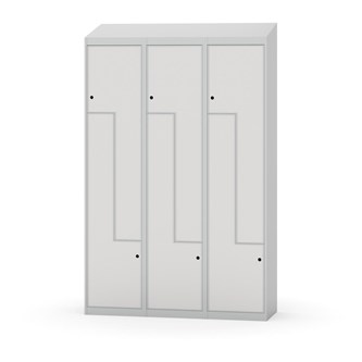 Novis Z vaatekaappi, vinokatto, 6-lok, L120 cm