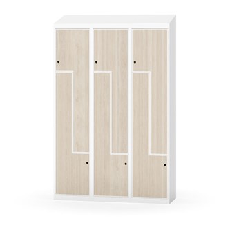 Novis Z vaatekaappi, vinokatto, 6-lok, L120 cm