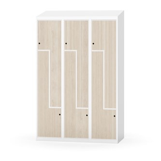 Novis Z vaatekaappi, vinokatto, 6-lok, L120 cm