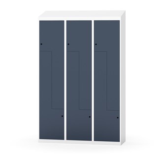 Novis Z vaatekaappi, vinokatto, 6-lok, L120 cm