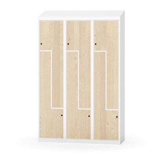 Novis Z vaatekaappi, vinokatto, 6-lok, L120 cm