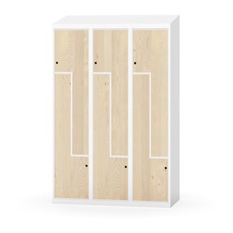 Novis Z vaatekaappi, vinokatto, 6-lok, L120 cm