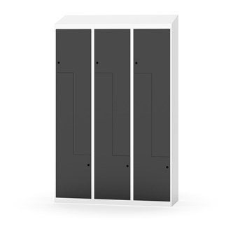 Novis Z vaatekaappi, vinokatto, 6-lok, L120 cm