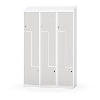 Novis Z vaatekaappi, vinokatto, 6-lok, L120 cm