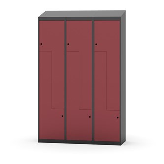 Novis Z vaatekaappi, vinokatto, 6-lok, L120 cm