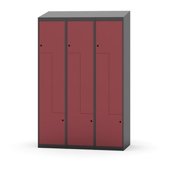 Novis Z vaatekaappi, vinokatto, 6-lok, L120 cm
