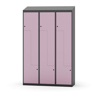 Novis Z vaatekaappi, vinokatto, 6-lok, L120 cm