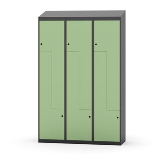 Novis Z vaatekaappi, vinokatto, 6-lok, L120 cm