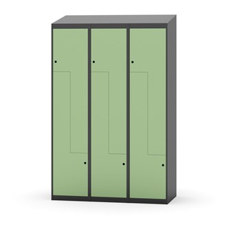 Novis Z vaatekaappi, vinokatto, 6-lok, L120 cm