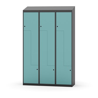 Novis Z vaatekaappi, vinokatto, 6-lok, L120 cm