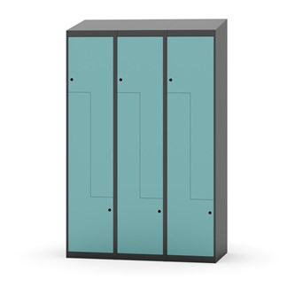 Novis Z vaatekaappi, vinokatto, 6-lok, L120 cm