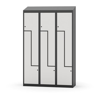 Novis Z vaatekaappi, vinokatto, 6-lok, L120 cm