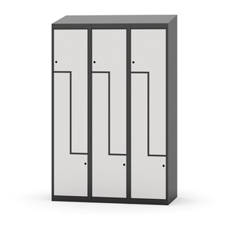 Novis Z vaatekaappi, vinokatto, 6-lok, L120 cm