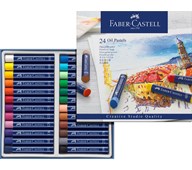 Öljypastelliliitu Faber-Castell, 24 väriä