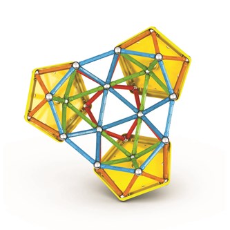 Geomag Supercolor, kierrätysmuovia, 142 osaa